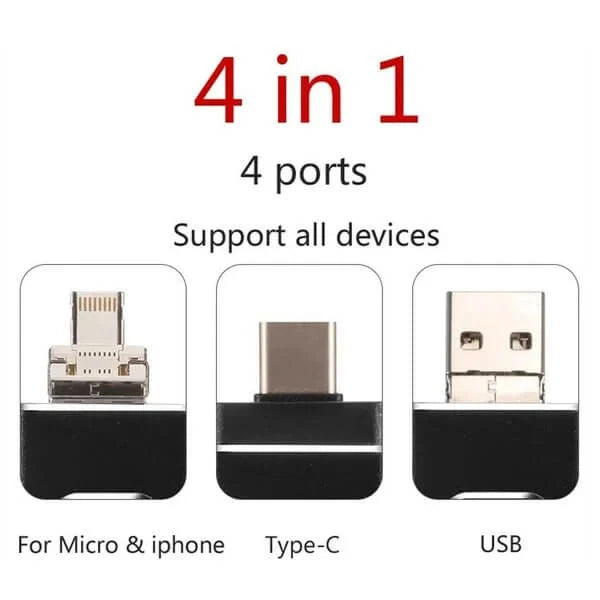 4-in-1 USB Flash Drive | Fast & Secure Storage