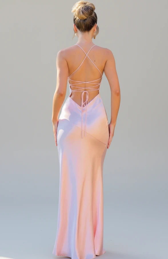 Madison | Women's Slit Spaghetti Strap Maxi Dress