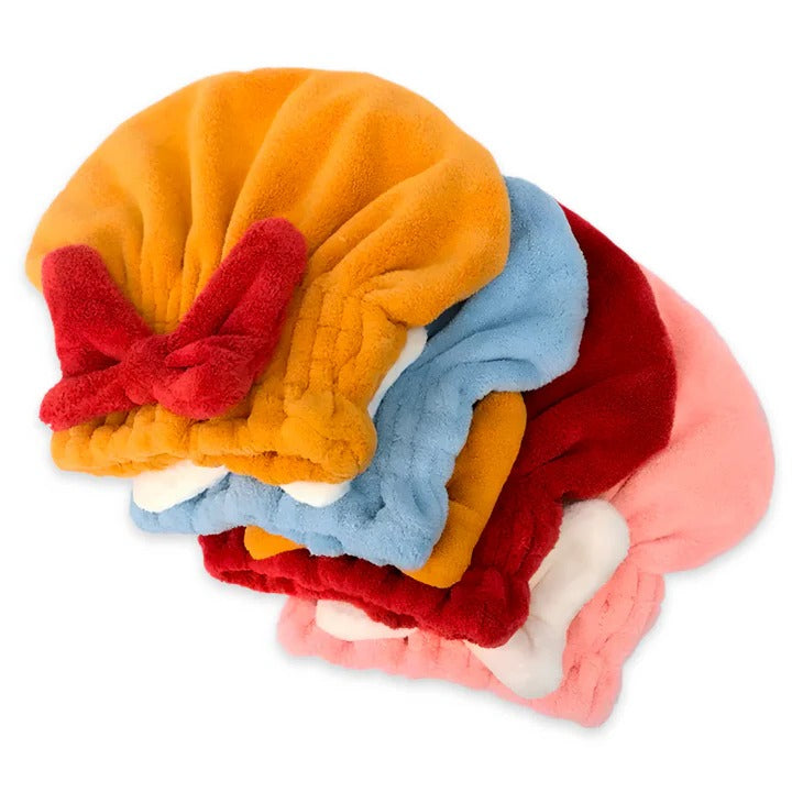 Absorbent Hair Towel Wrap for Drying and Home Use