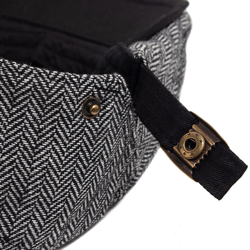 Classic Textured Flat Cap