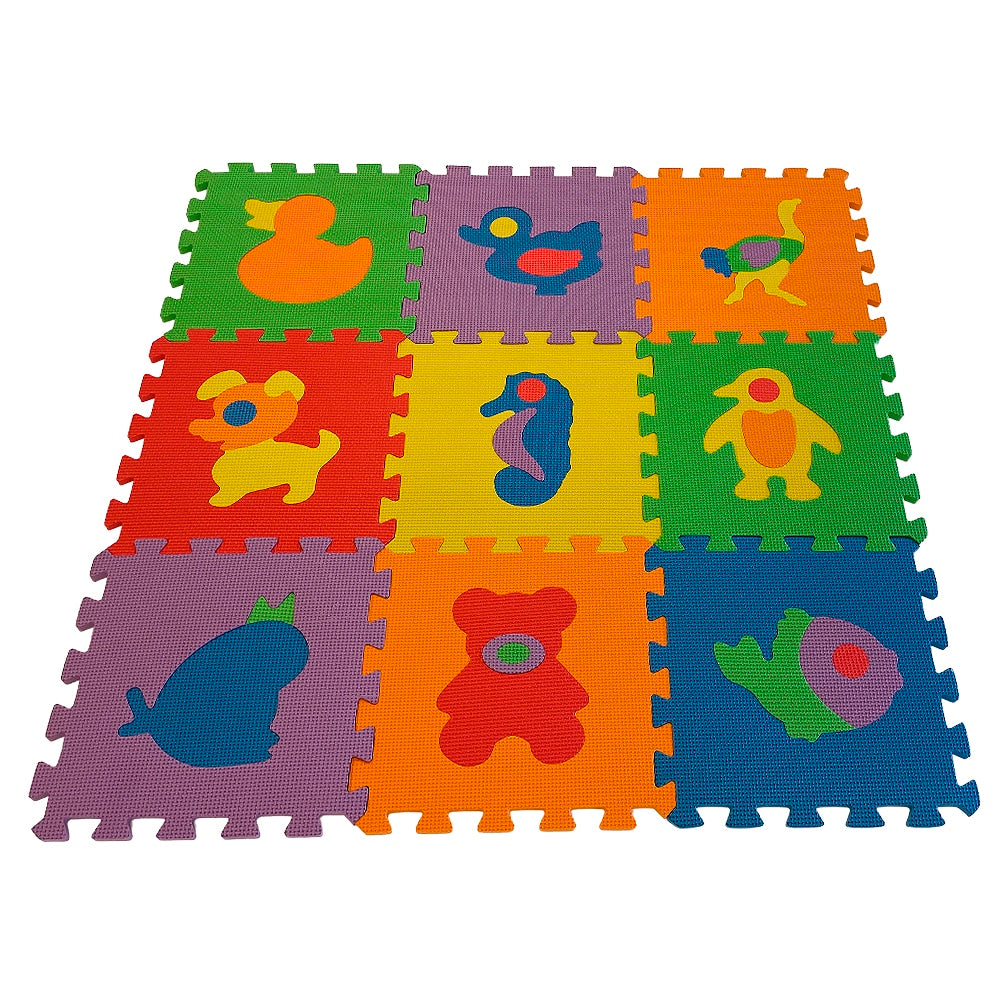 Colorful Soft Play Mat / Activity Mat - choose between animal motifs or letters