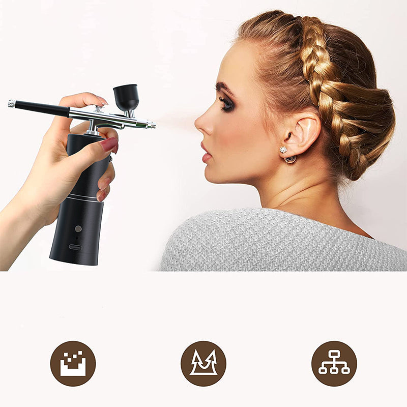Cordless Airbrush Gun | Precise Paint Application | Adjustable Spray Pressure