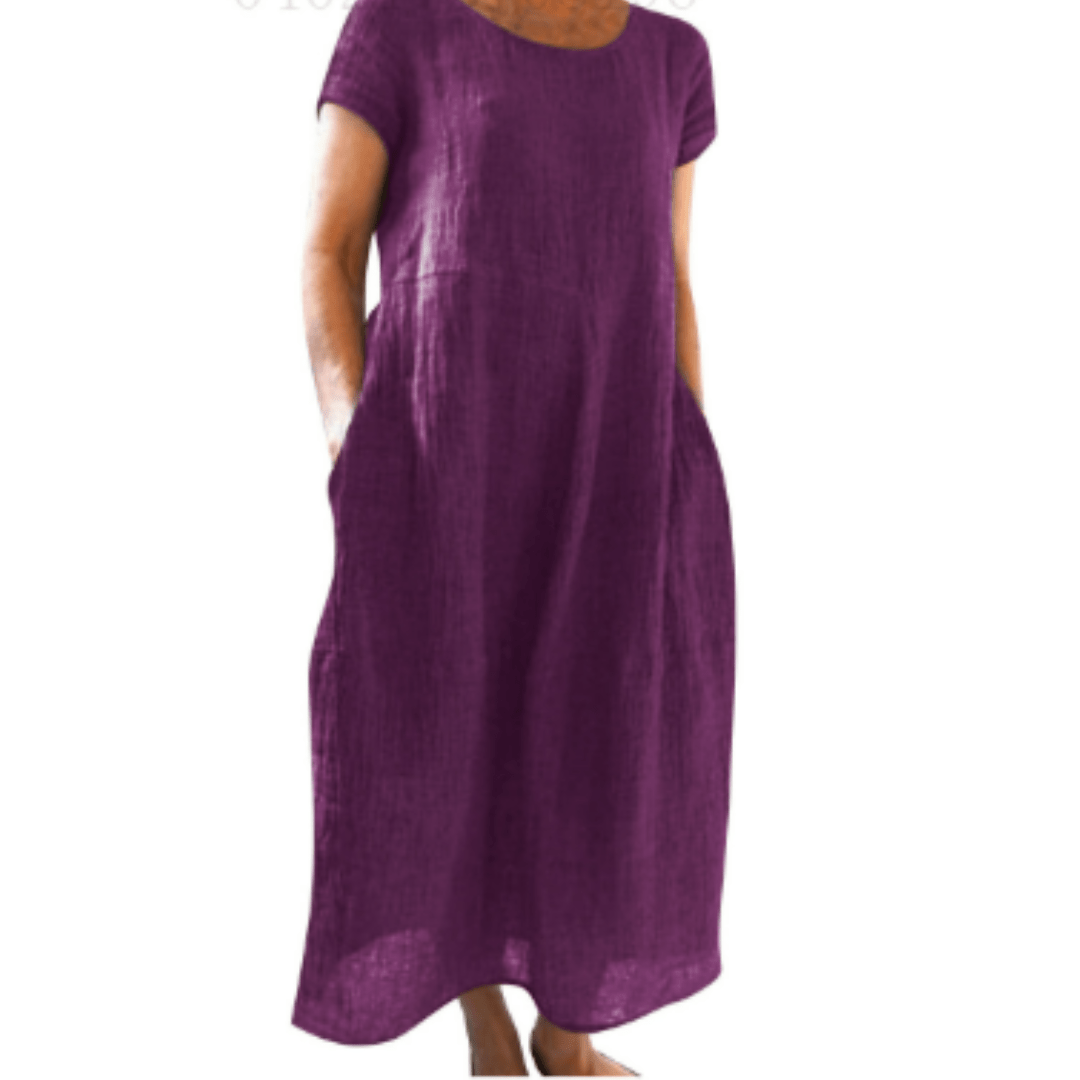 Image of Delilah | Women's Relaxed Fit Midi Dress