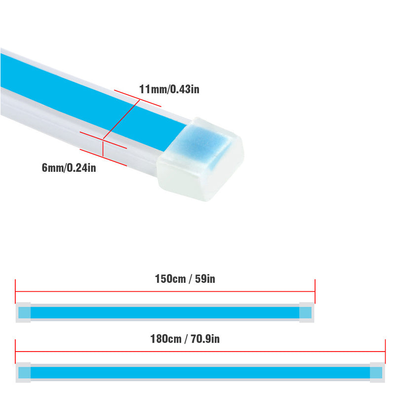 Dynamic Car Hood LED Strip Light for Enhanced Visibility