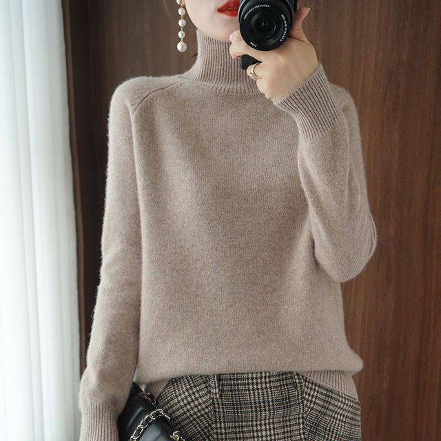 Image of Felicia | Women's Fitted Turtleneck Sweater