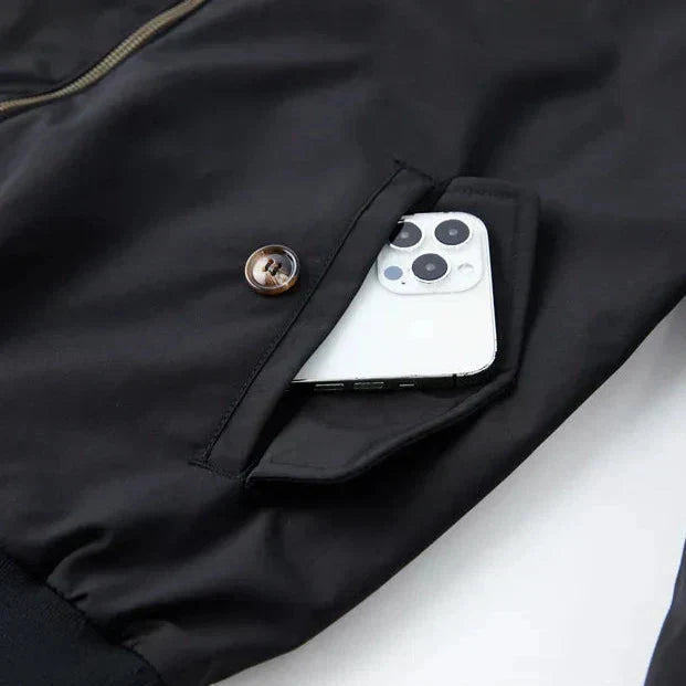 Image of Finn | Men's Zip Up Bomber Jacket
