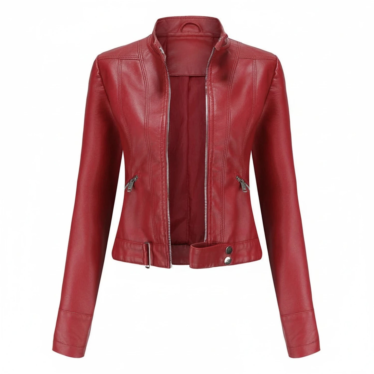 Fitted Biker Jacket for Women