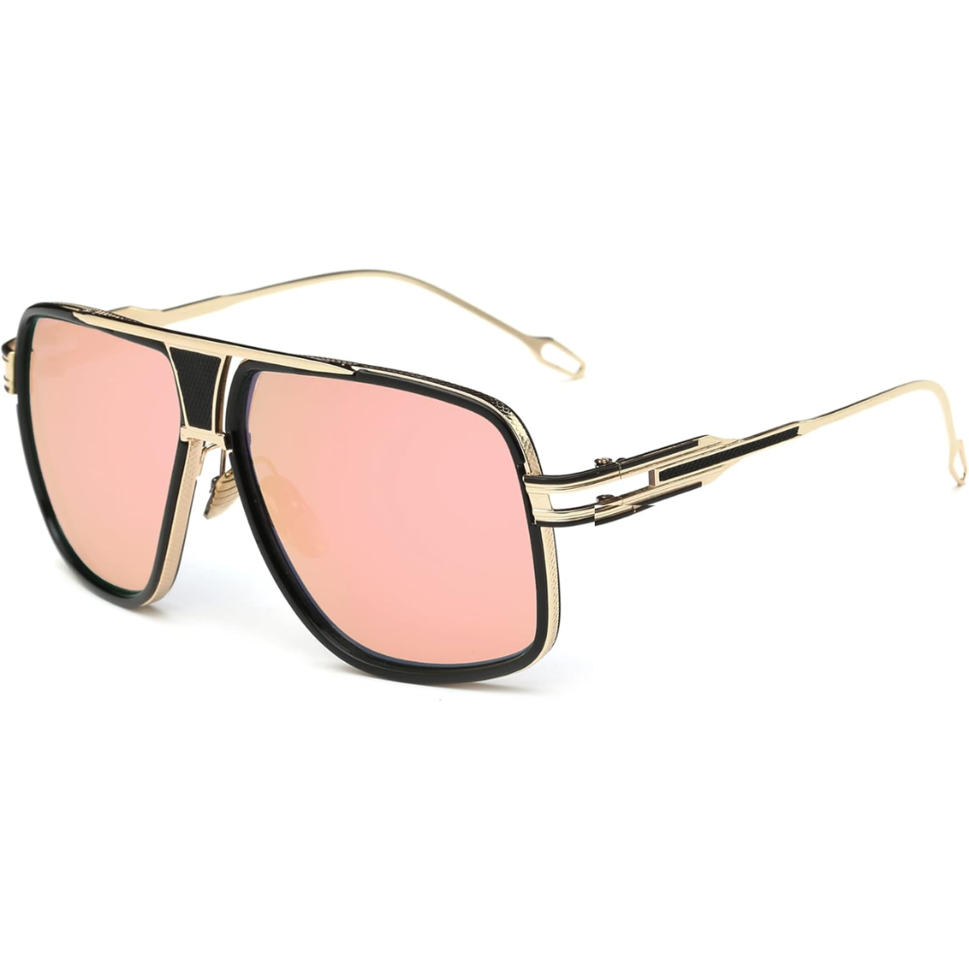 FleekFit | Men’s Aviator Sunglasses with Alloy Frame and UV Protection