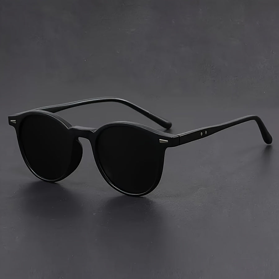 FleekFit | Men's Sunglasses RetroView – Round Tortoiseshell Glasses with Lightweight Frame