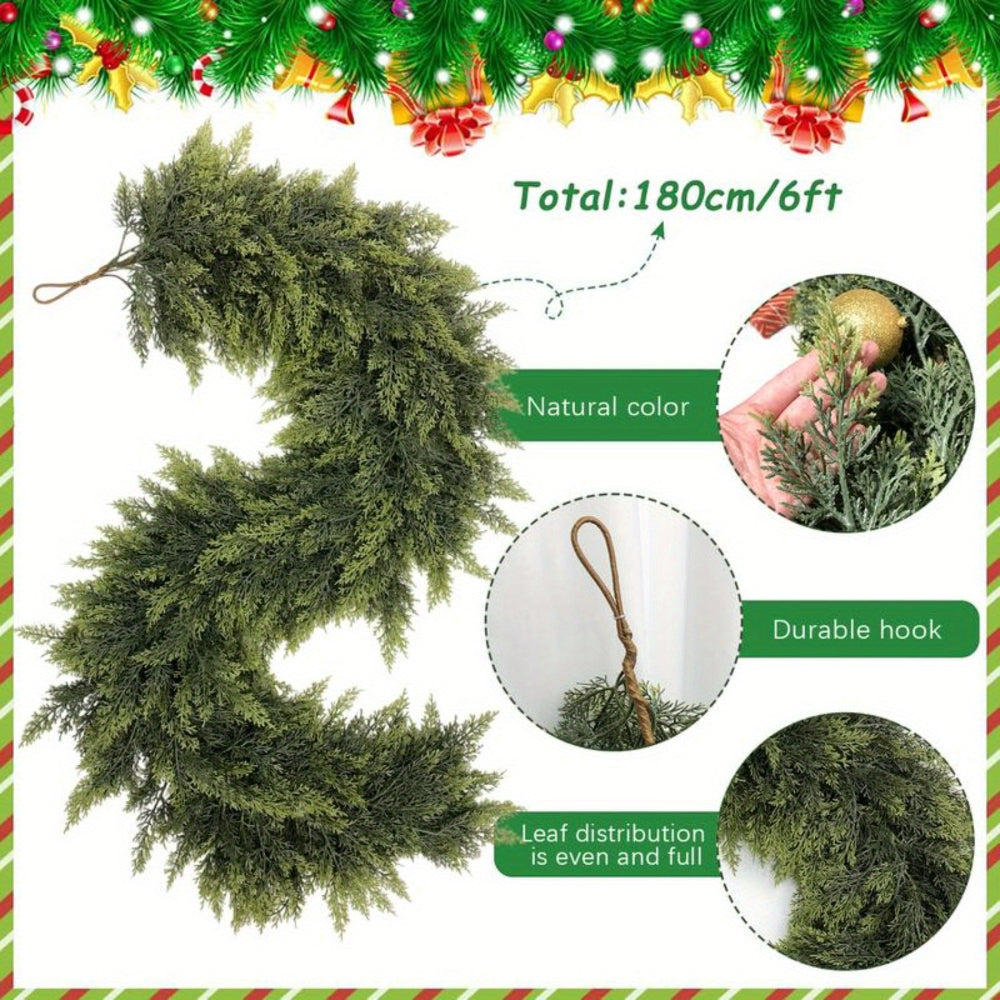 Flexible Artificial Greenery Christmas Garland