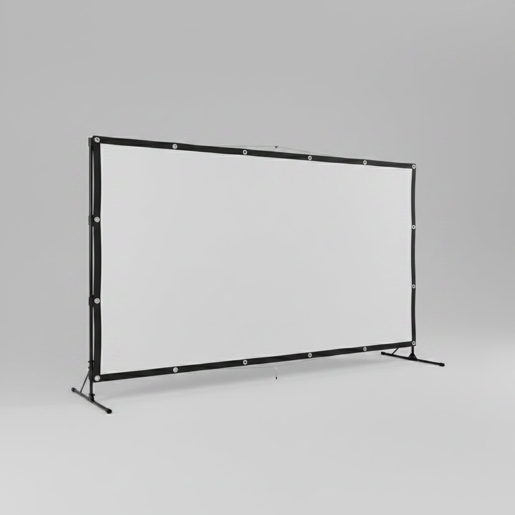 Foldable Projector Screen - Portable White Projection Surface