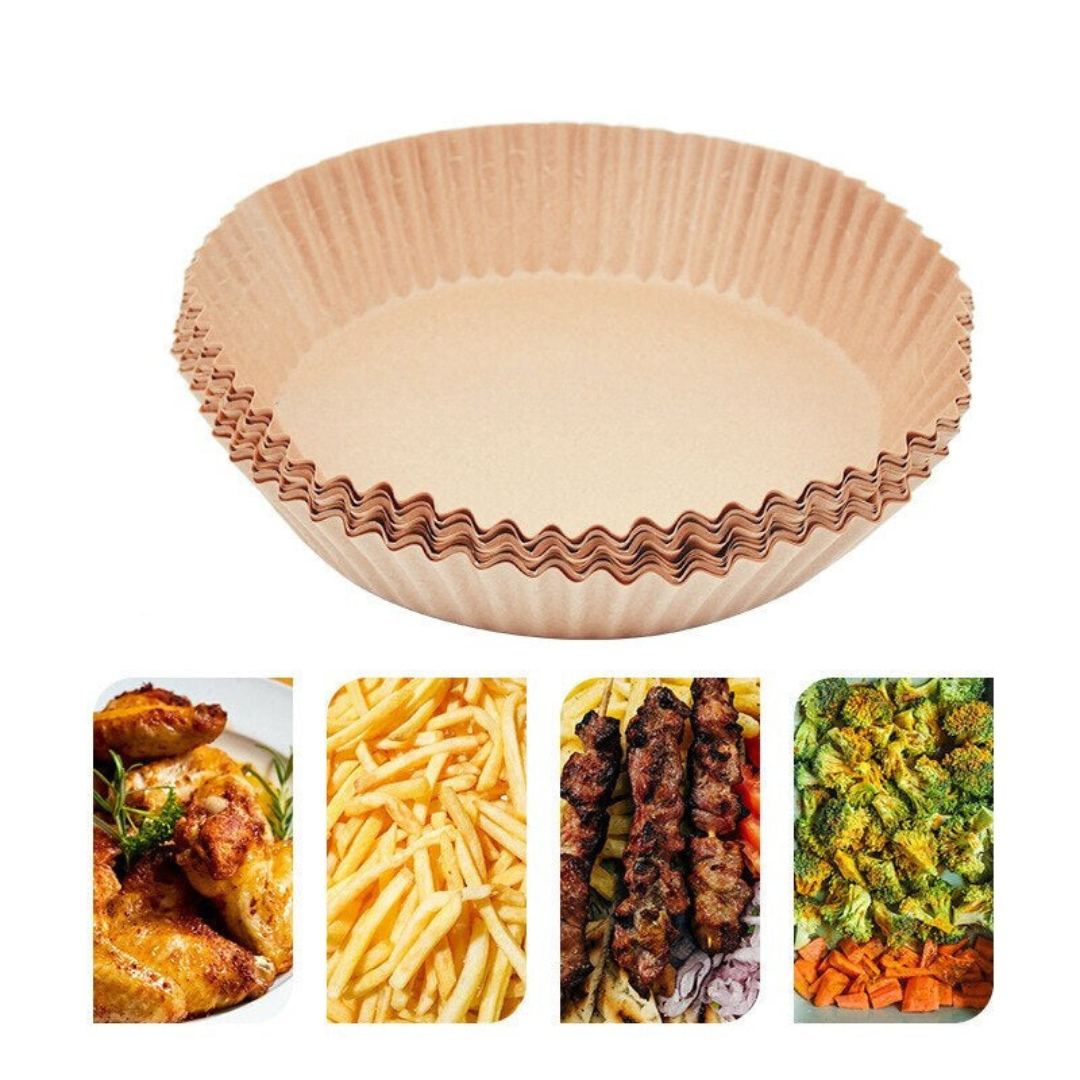 Globetrek° Air Fryer Liner: Air Fryer Disposable Paper Insert