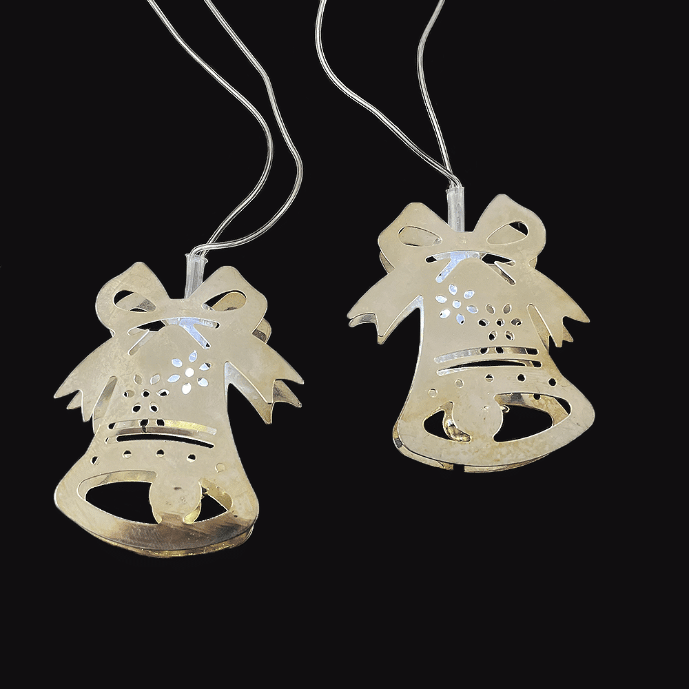 Gold Bell LED String Lights, 20 LEDs (3.5 m)
