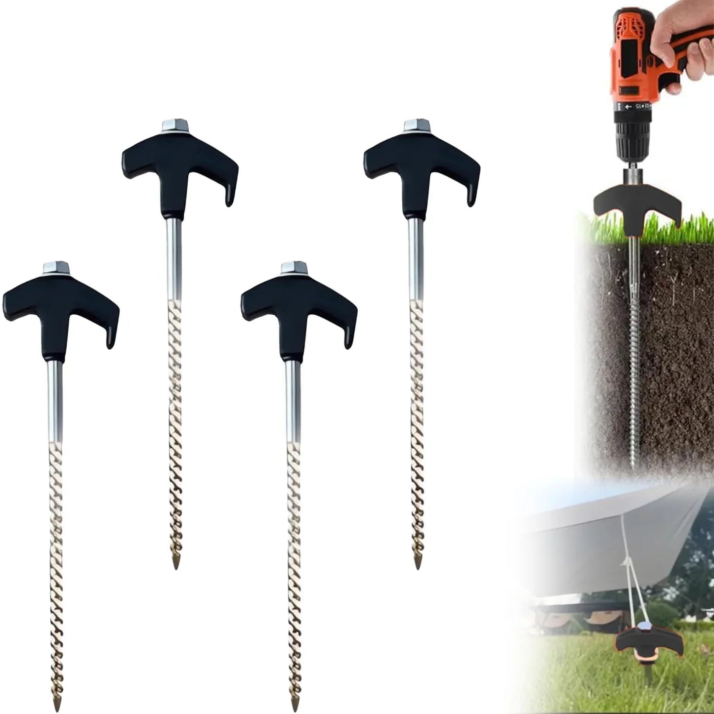GroundDog QuickStake | Tent Stakes