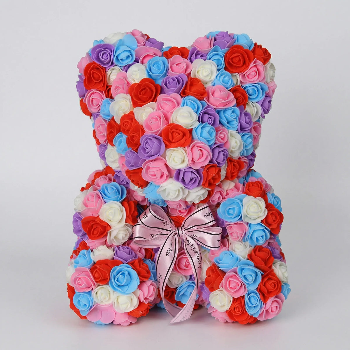 Handmade Artificial Rose Bear