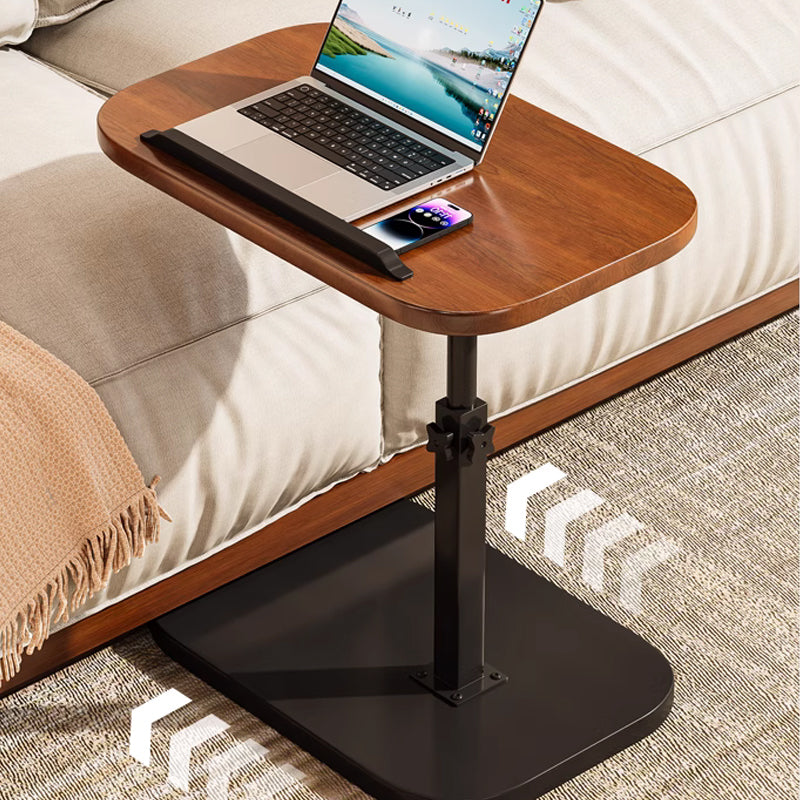 Height-Adjustable Mobile Laptop Desk with 360° Swivel Tabletop, 45–80 cm, 30 kg Capacity