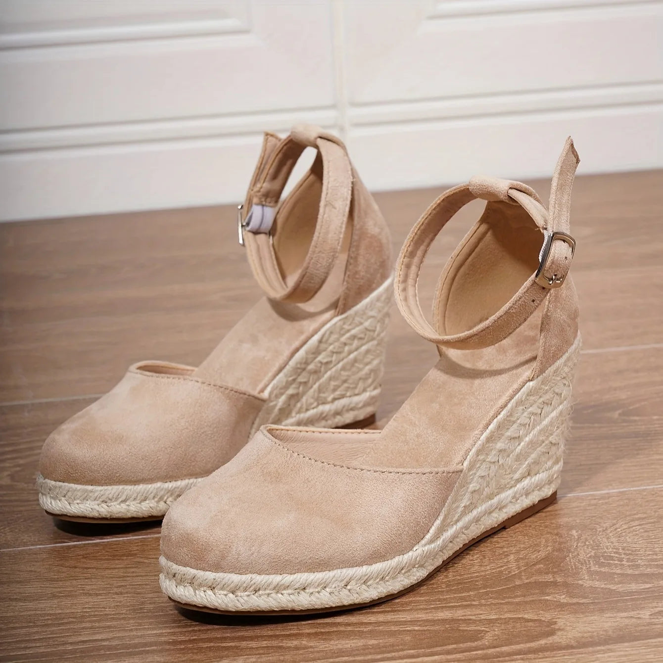 Jemma | Women's Wedge Heel Ankle Strap Platform Shoes - Image 4
