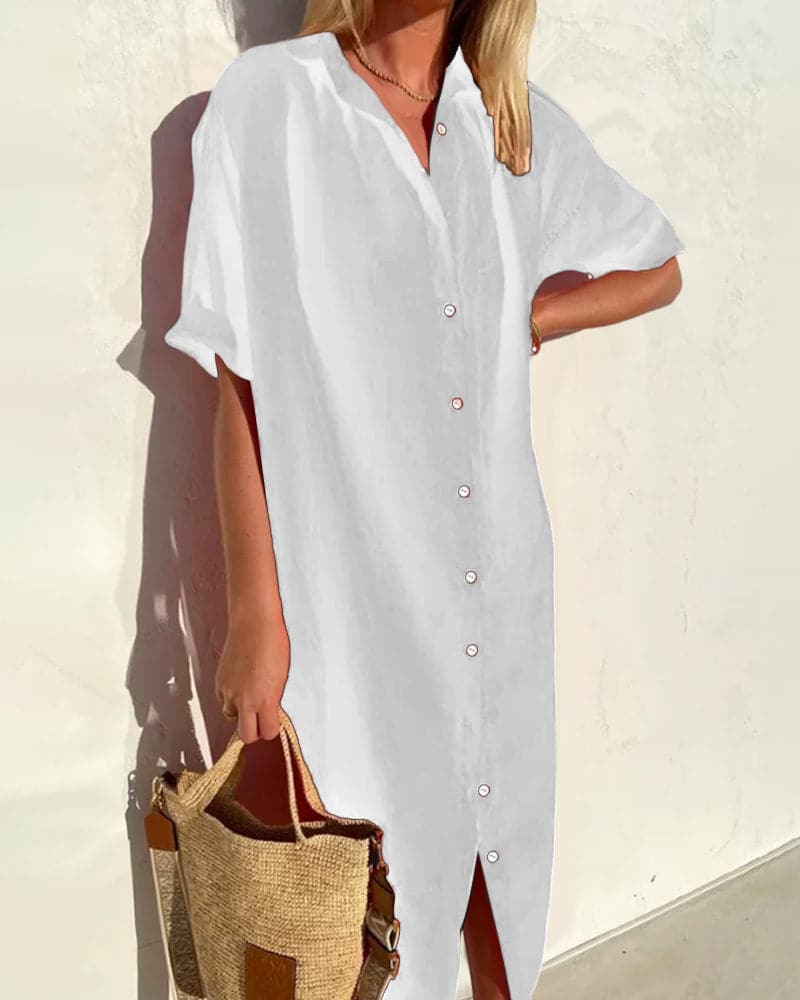 Image of Katelyn | Women's Button-Down Midi Dress