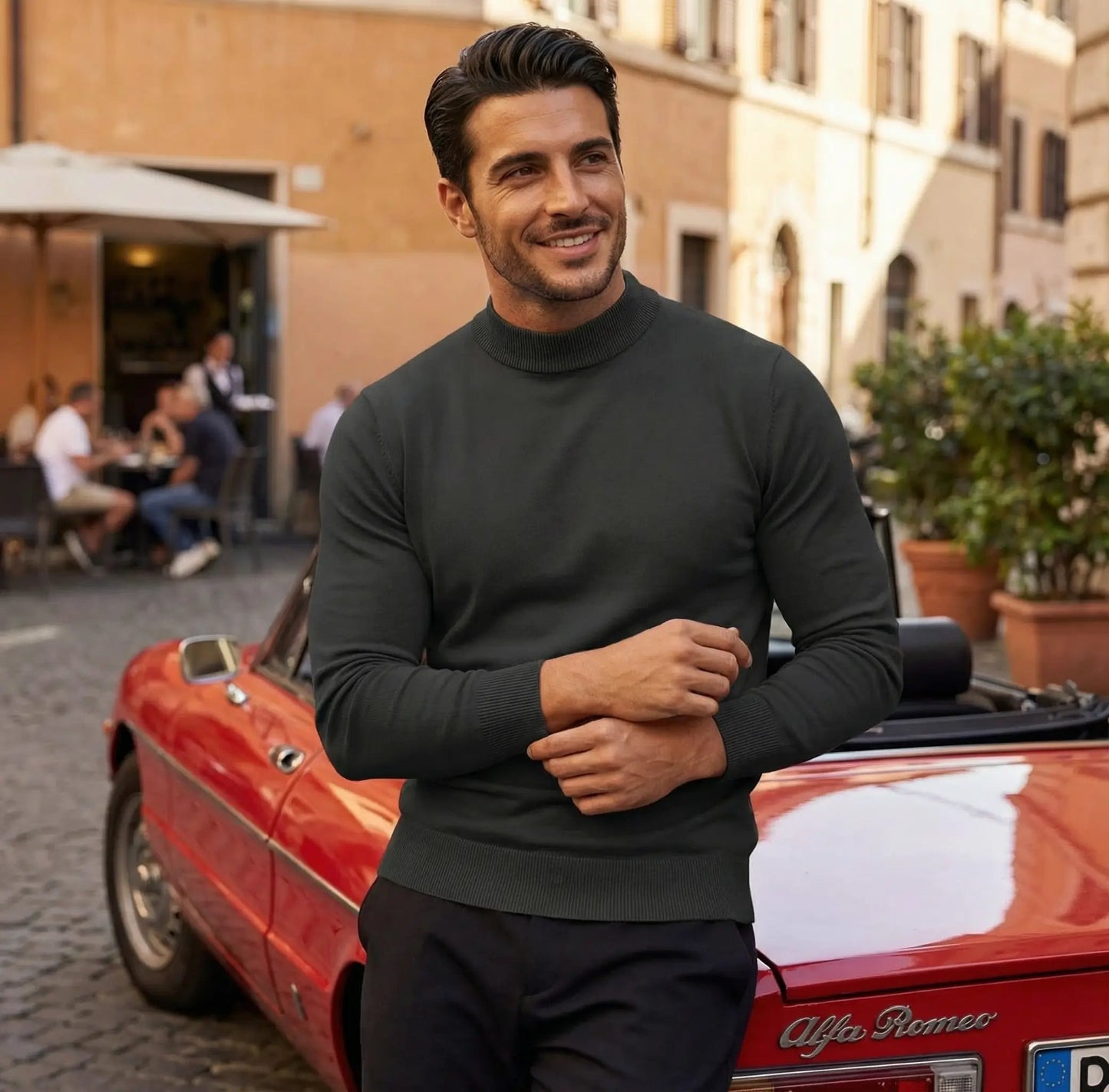 Image of Kent | Men's Fitted Turtleneck Sweater