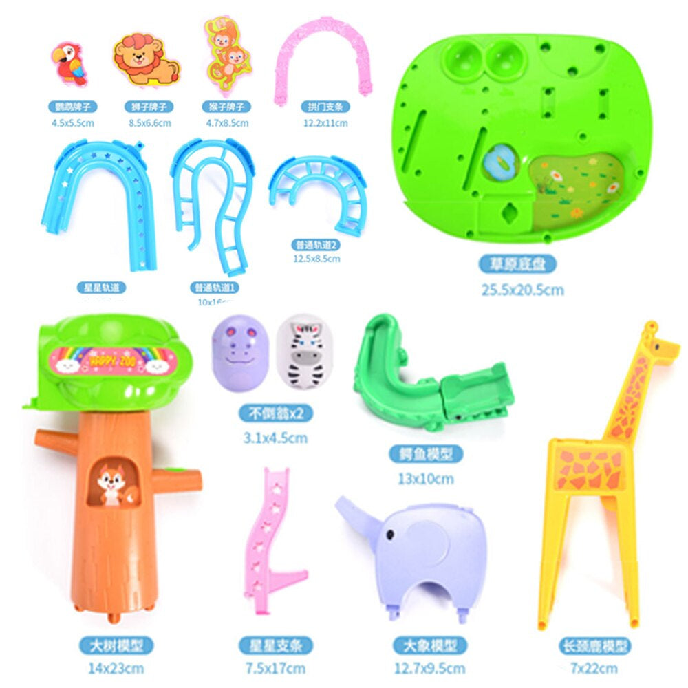 Kids' Educational Animal Adventure Slide Toy