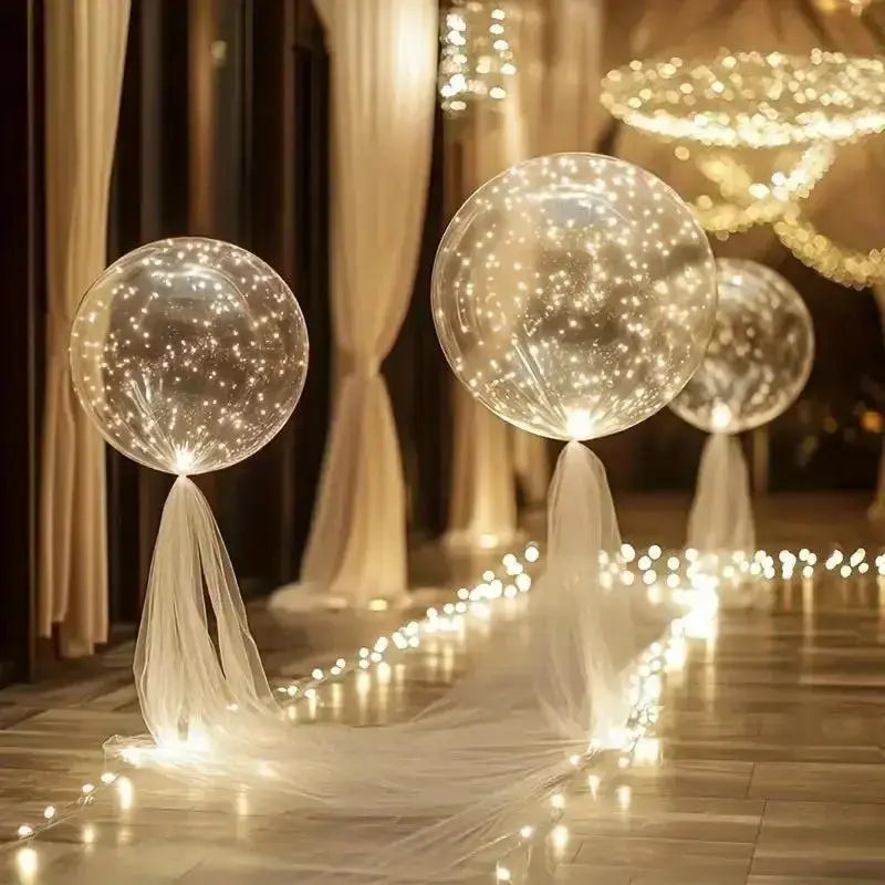 Light-Up Balloons – Party Decorations with Warm Glow | Set of 10