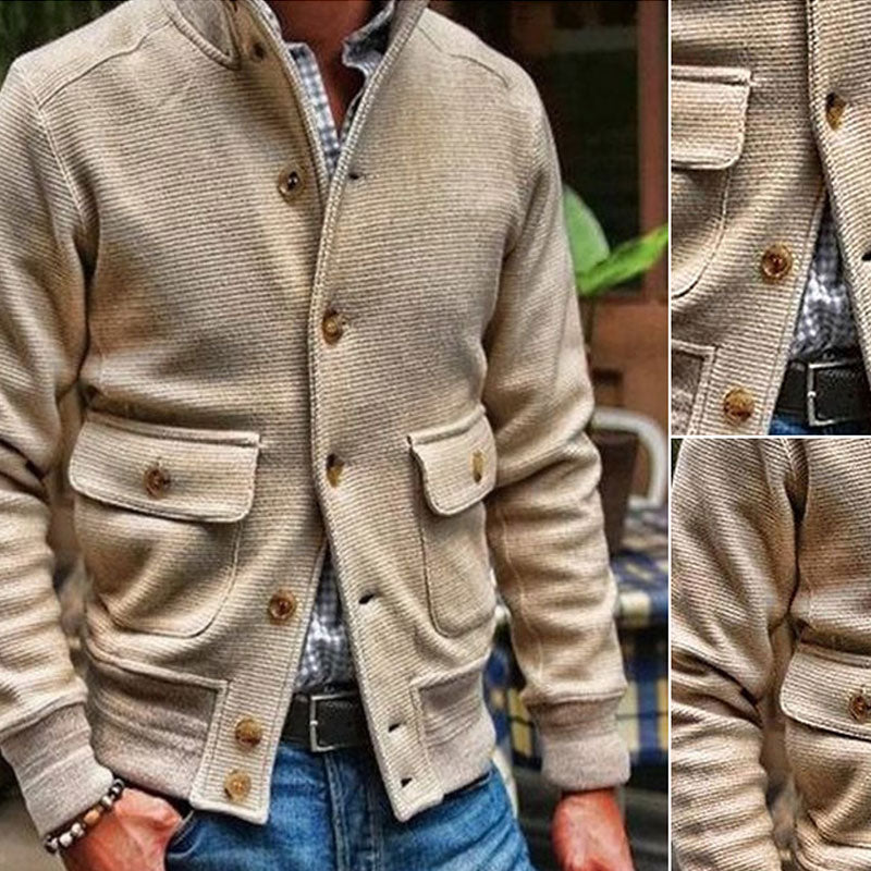 Image of Logan | Men's Button-Front Casual Jacket