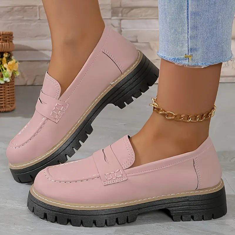 Image of Lucia | Women's Platform Loafers Shoes