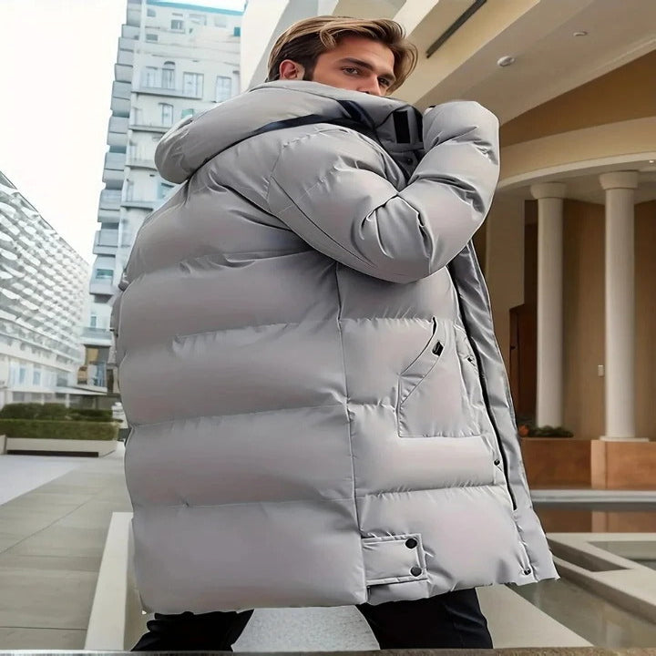 Men's Waterproof Long Winter and Snow Jacket