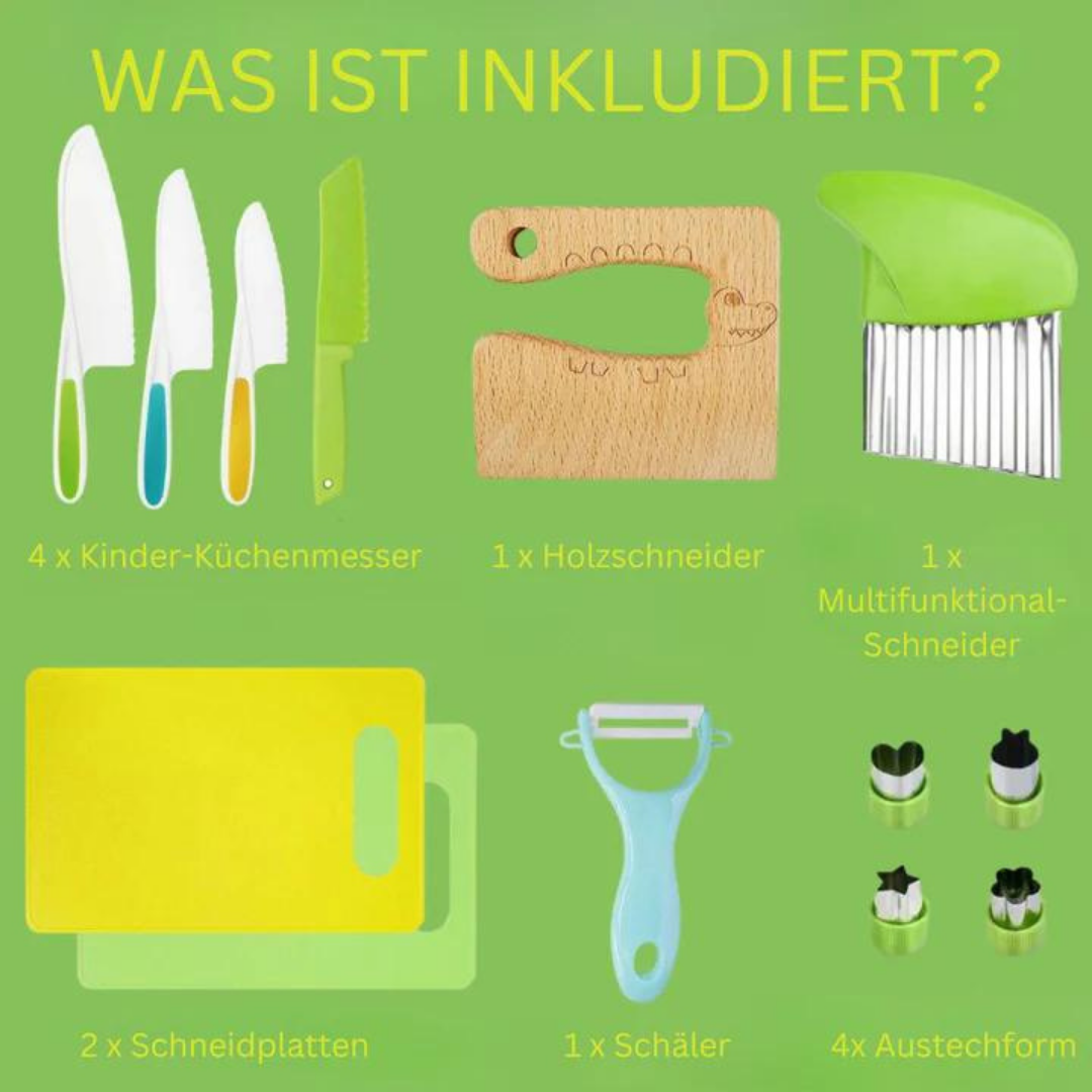 MiniChef™ - Kids Cooking Set including 2x FREE Kids Cutting Boards