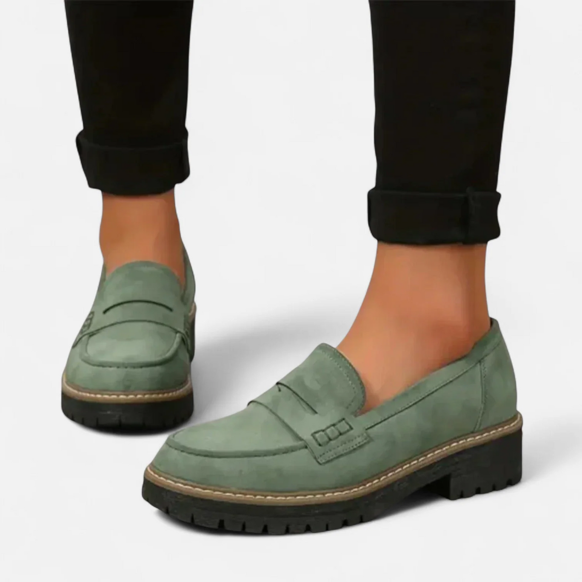 Orthopedic Heeled Loafers