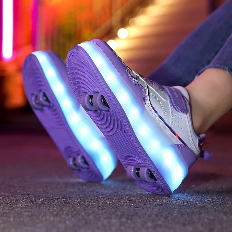Orthopedic LED Roller Sneakers | Adjustable Wheels and Lighting