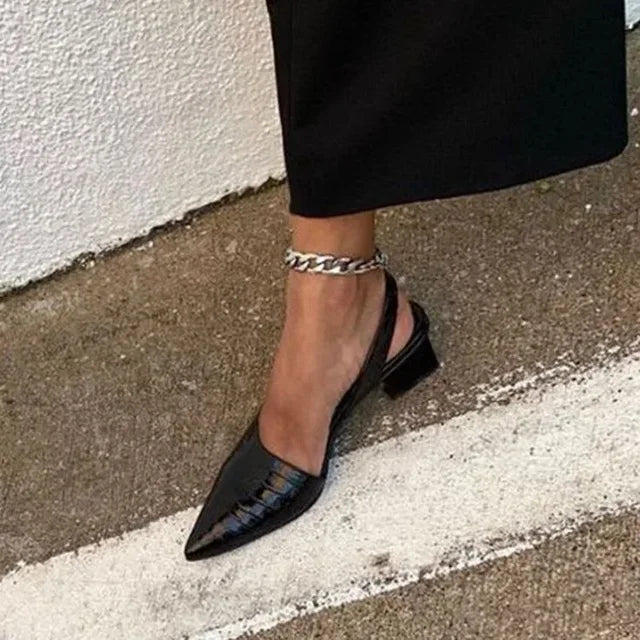 Image of Patricia | Women's Pointed Toe Slingback Heels