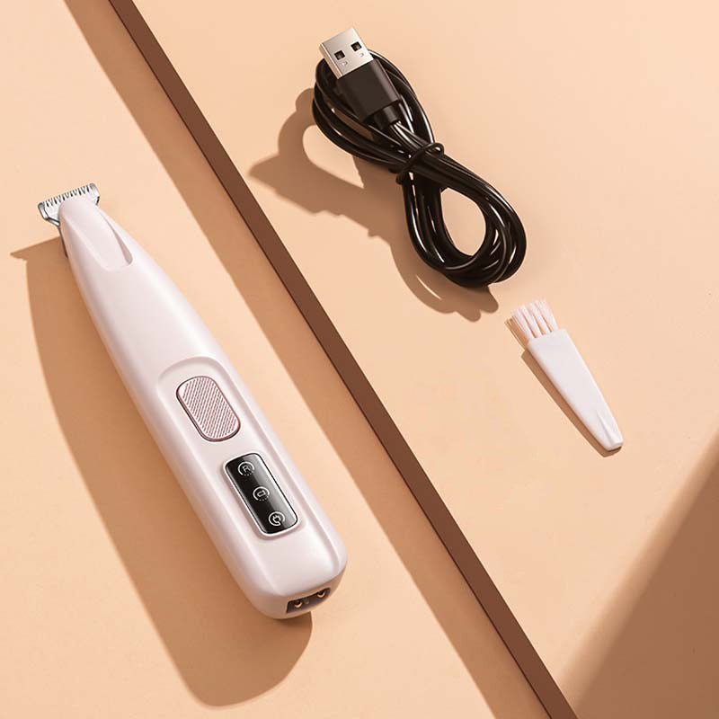 Pet Hair Trimmer | LED Light | Waterproof & Quiet