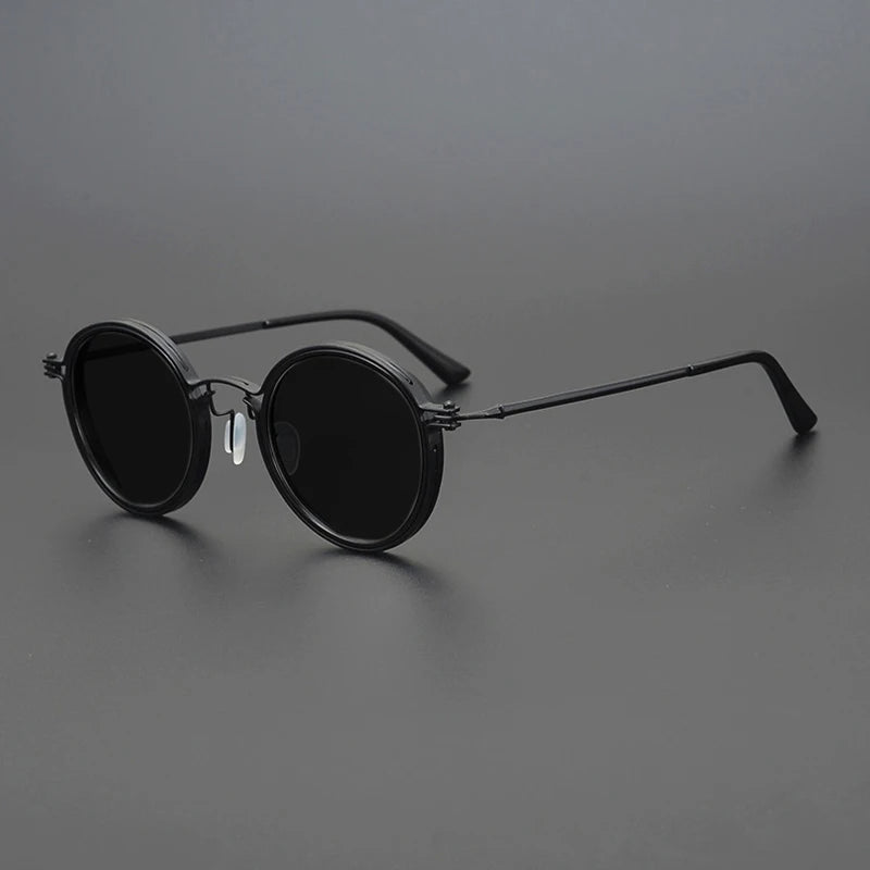 Polarized Sunglasses with UV 400 Protection and Shiny Metal Frame – Stylish Glasses for Outdoor Wear