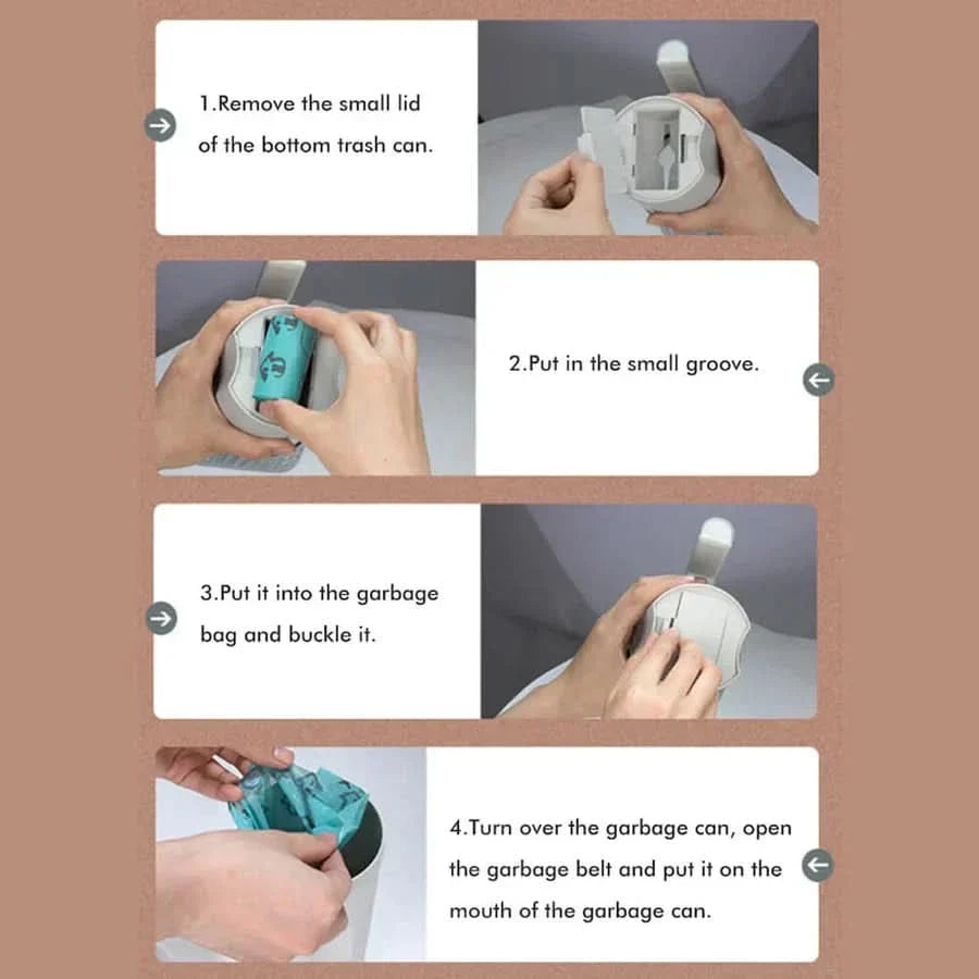 Practical Cat Litter Scoop with Integrated Waste Bags
