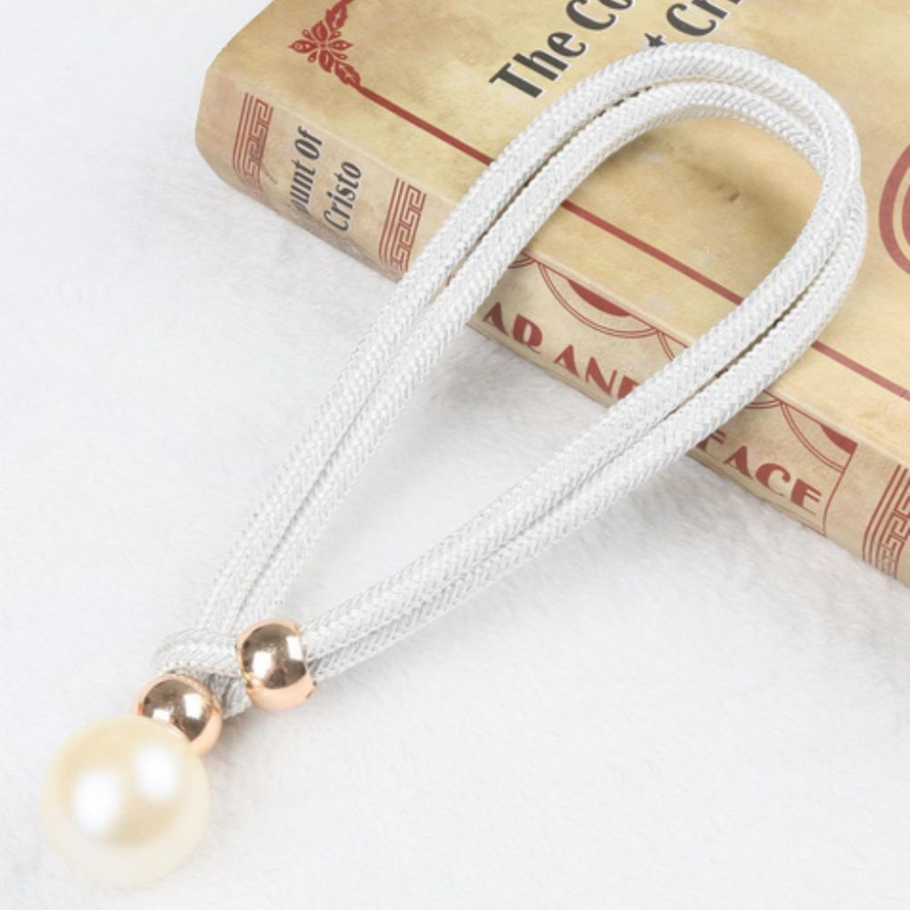 Set of 2 Pearl Curtain Tieback Clips