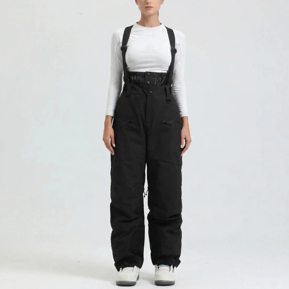 Snow Pants with Adjustable Suspenders