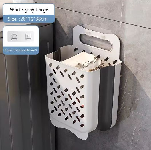 Space-Saving Expandable & Collapsible Laundry Basket