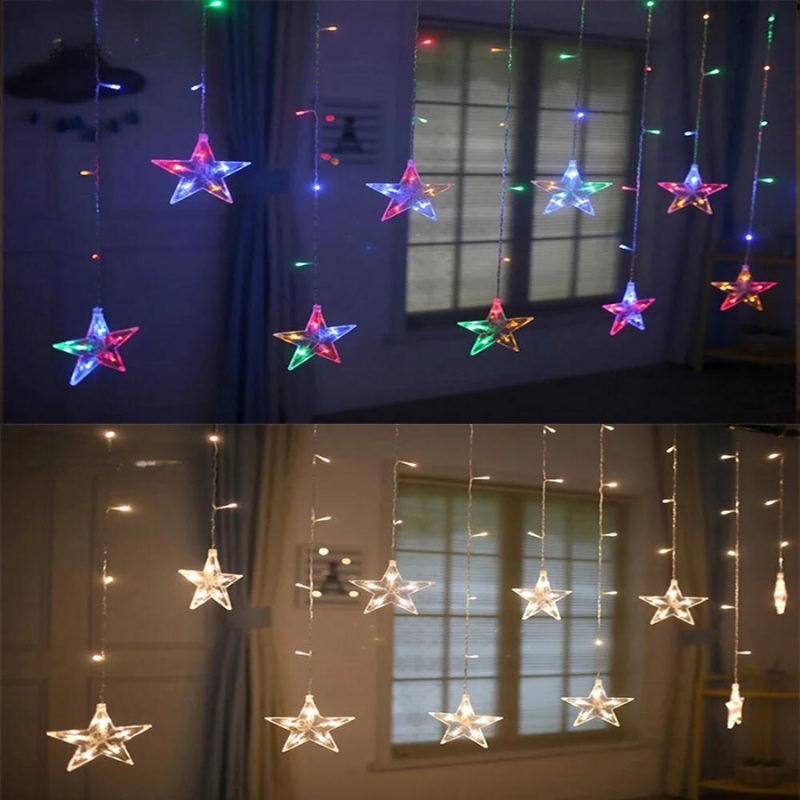 Star and Moon Shaped Garland for Party Decoration