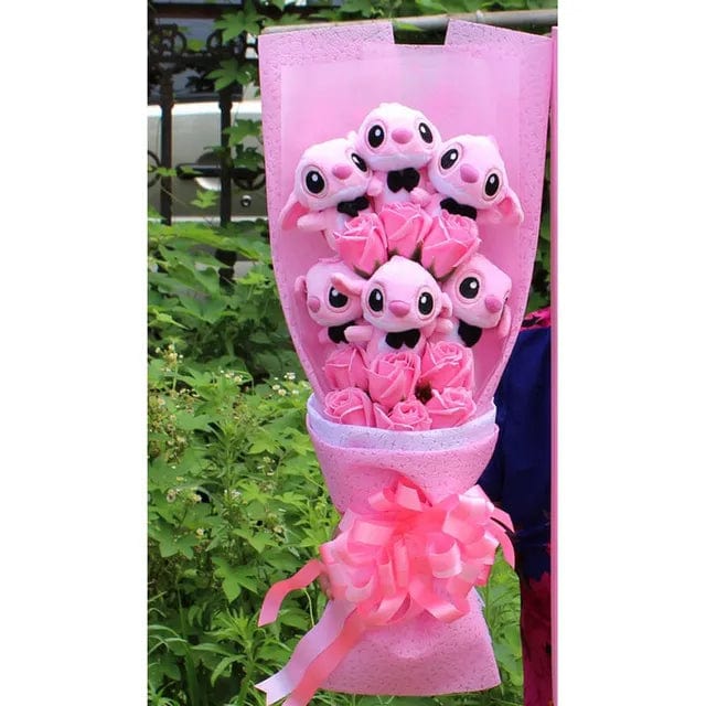 Stitch & Friends Plush Bouquet - Enchanted Gift