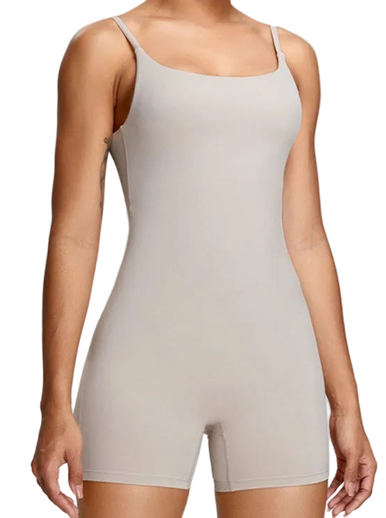 Stretch Workout Jumpsuit – Full-Length Body-Hugging Fit for Workout and Everyday Wear