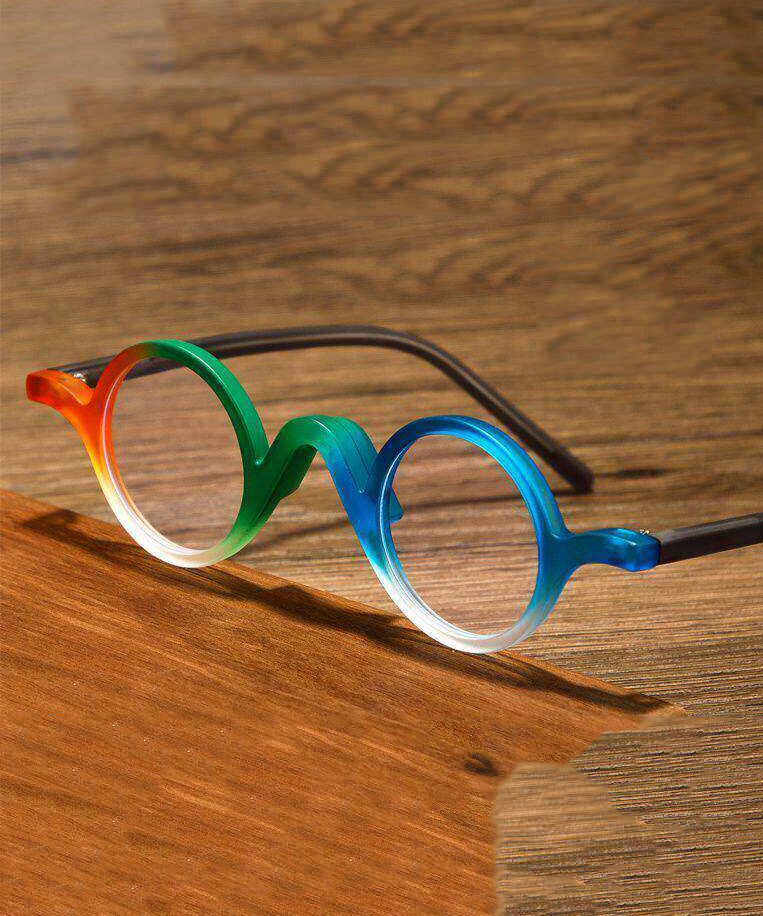Unisex Full-Frame Reading Glasses in Rainbow Colours