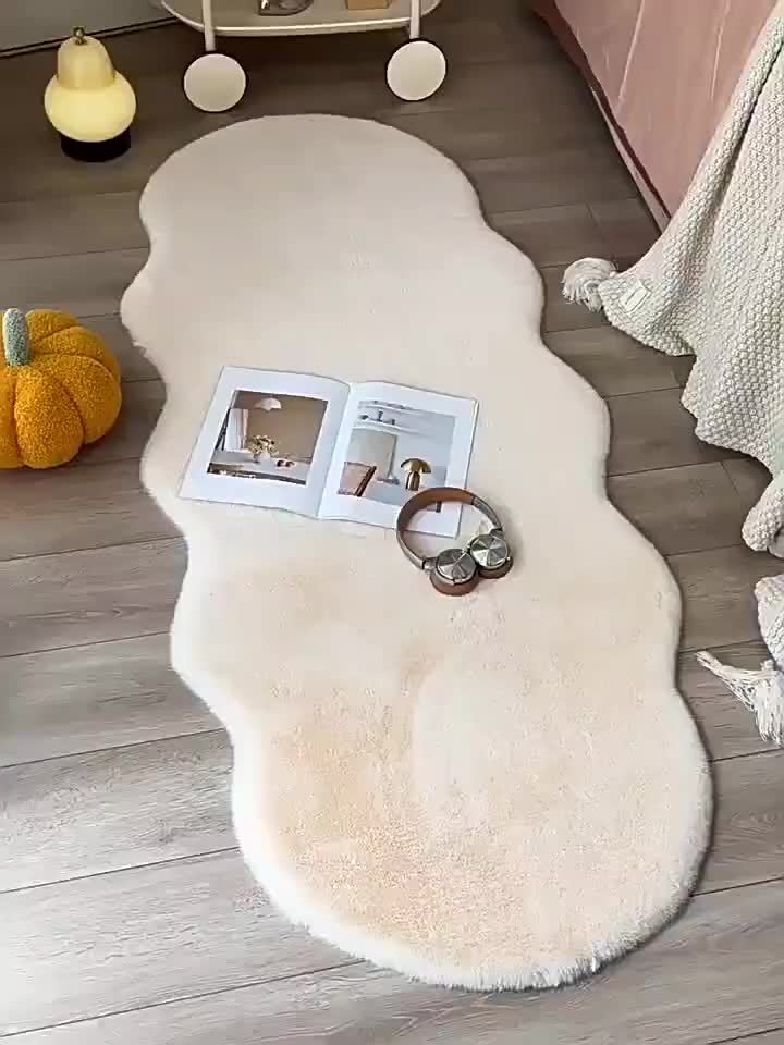 Washable Non-Slip Plush Floor Mat & Soft Comfort Carpet