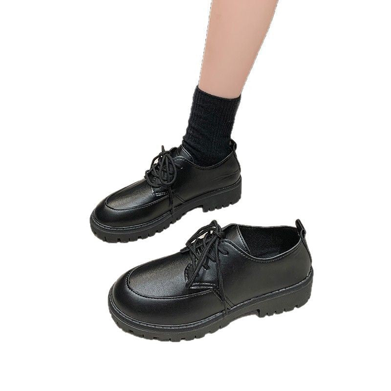 Women's Lace-Up Derby Shoes with Lug Sole, Padded Comfort Footbed and Subtle Platform