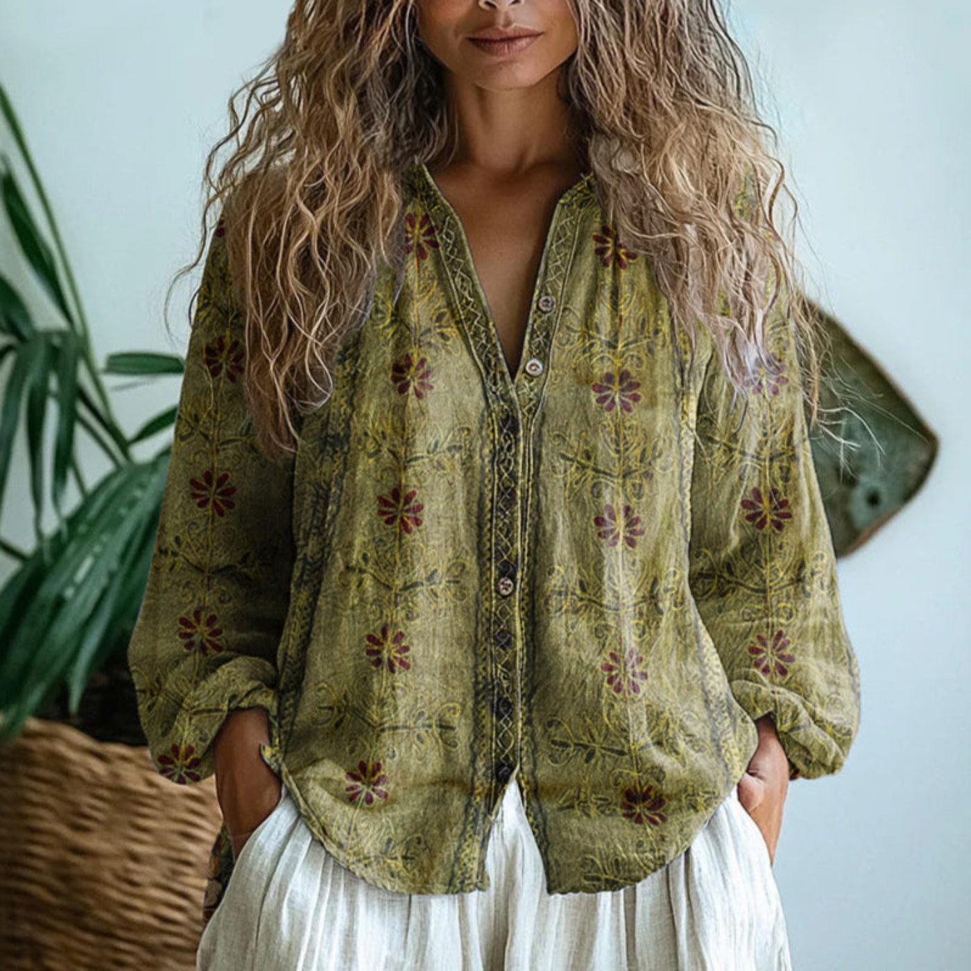 Women's Long-Sleeve Blouse