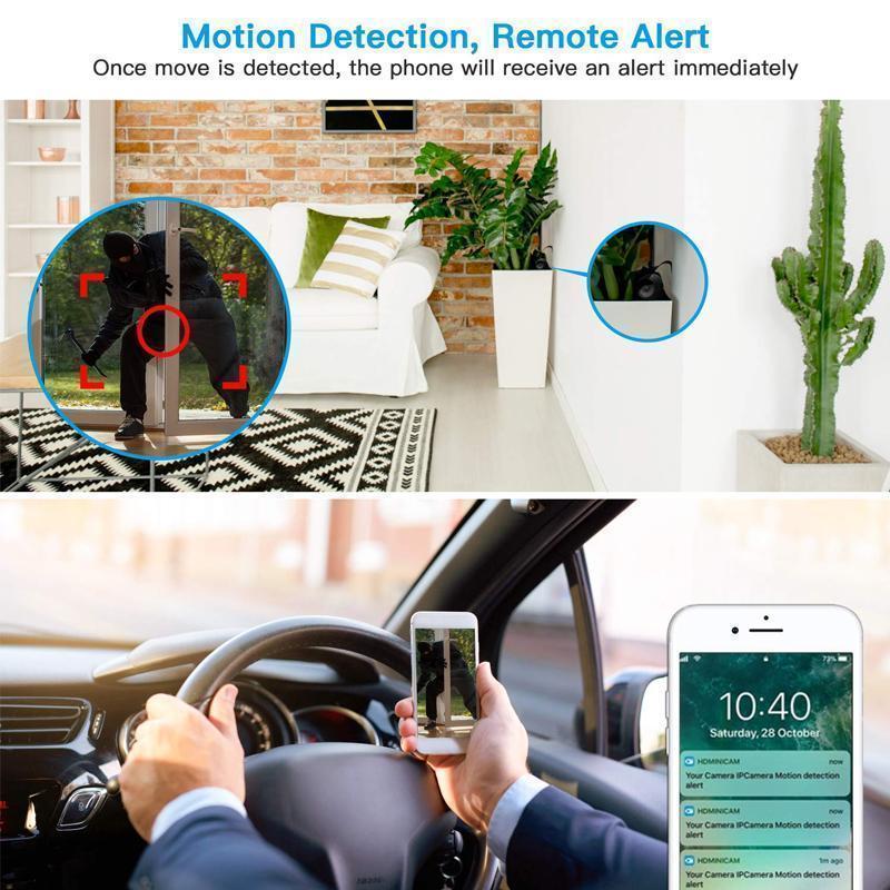 1080p WiFi Mini Camera - Secure Your Home Anytime and Anywhere