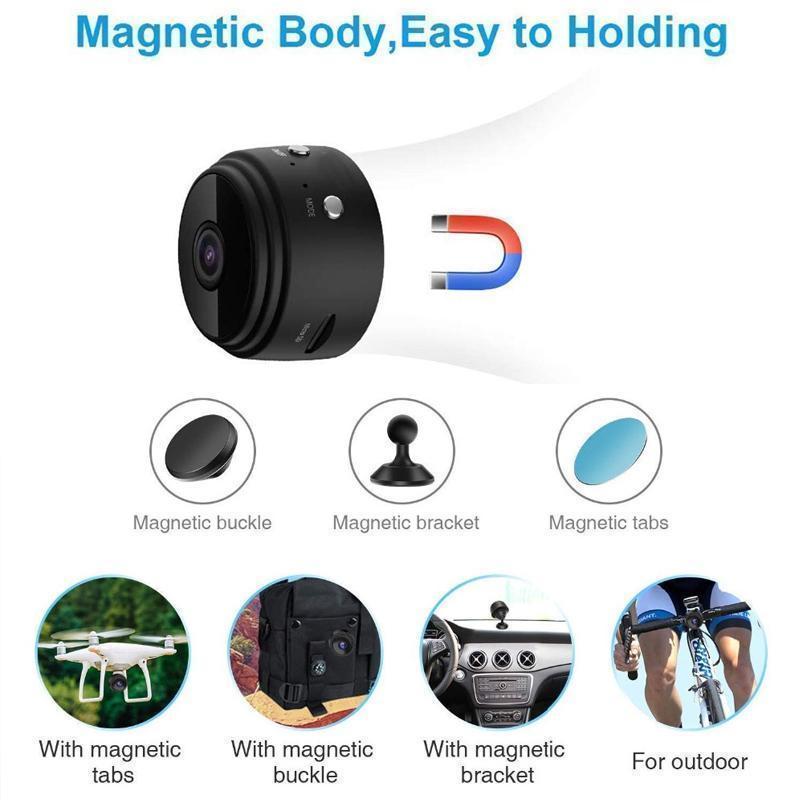 1080p WiFi Mini Camera - Secure Your Home Anytime and Anywhere