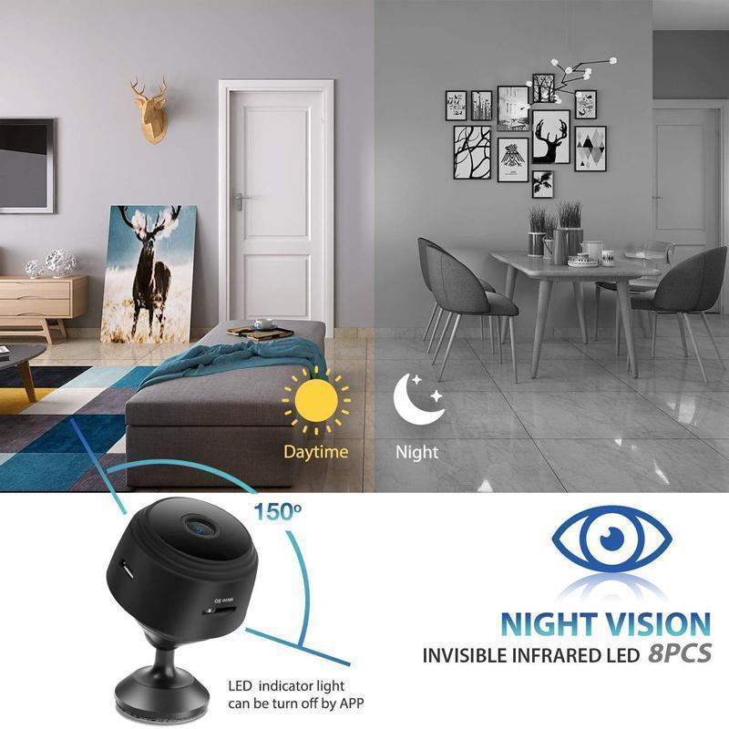 1080p WiFi Mini Camera - Secure Your Home Anytime and Anywhere