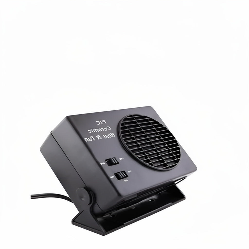 12V Ceramic Car Fan Heater - Portable Defroster & Warmer
