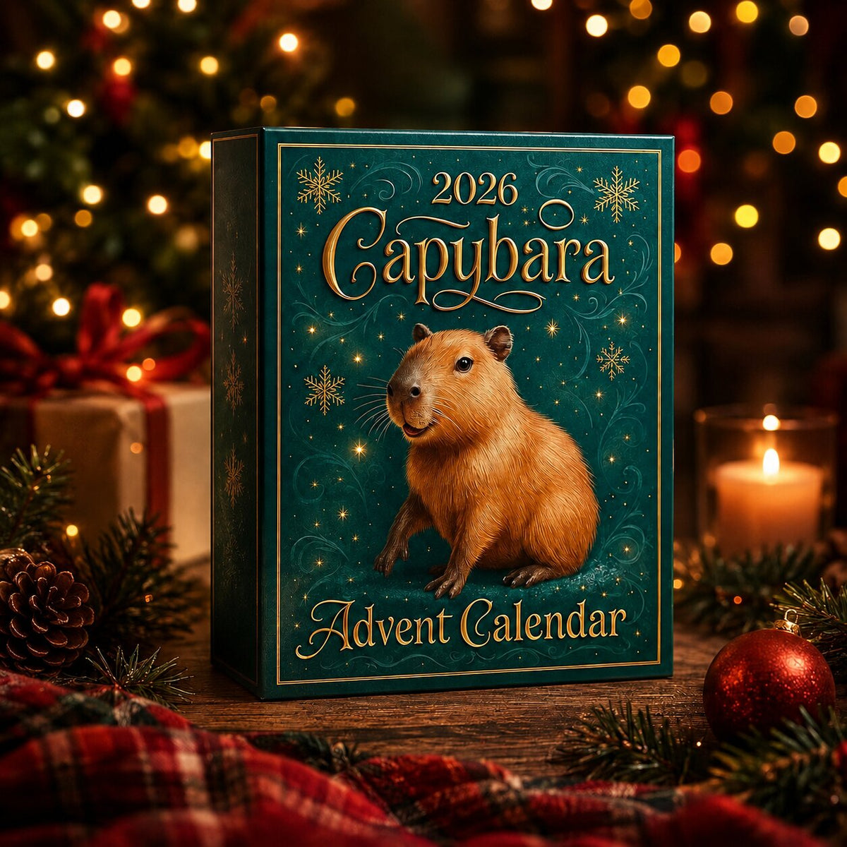 2026 Capybara Advent Calendar - 24-Day Countdown